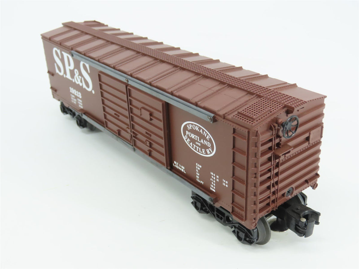 O Gauge 3-Rail Lionel 6-19213 SP&amp;S Spokane Portland &amp; Seattle Box Car #19213