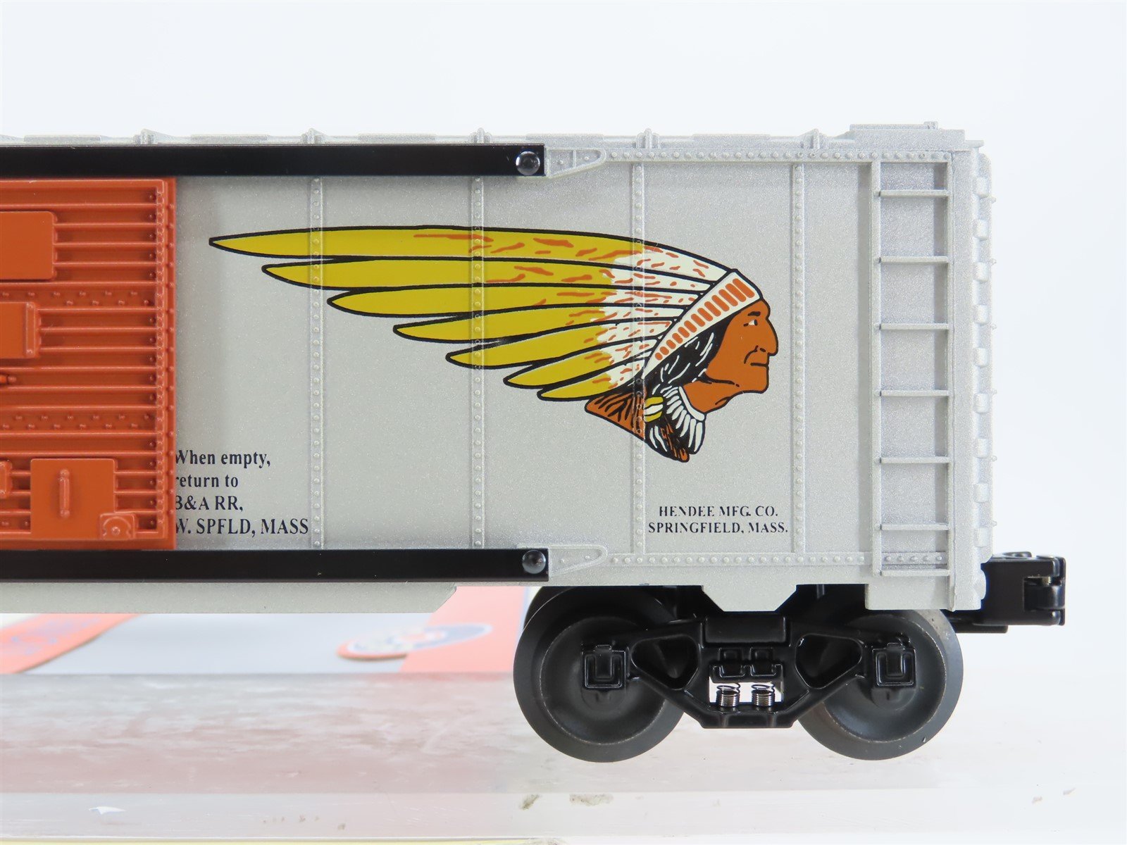 O Gauge 3-Rail Lionel 6-52418 NETCA 2006 IMCX Indian Motorcycle Box Car