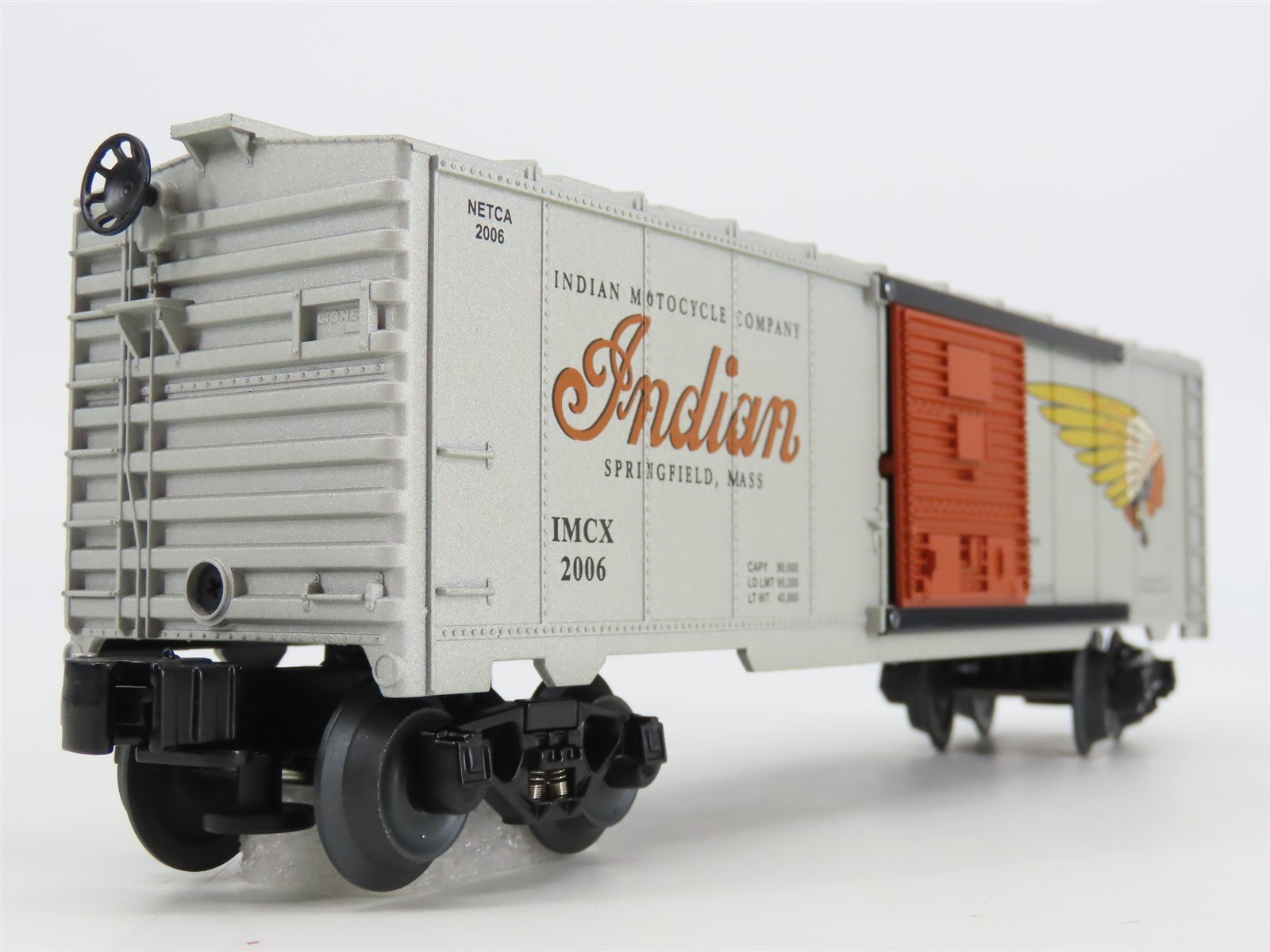 O Gauge 3-Rail Lionel 6-52418 NETCA 2006 IMCX Indian Motorcycle Box Car