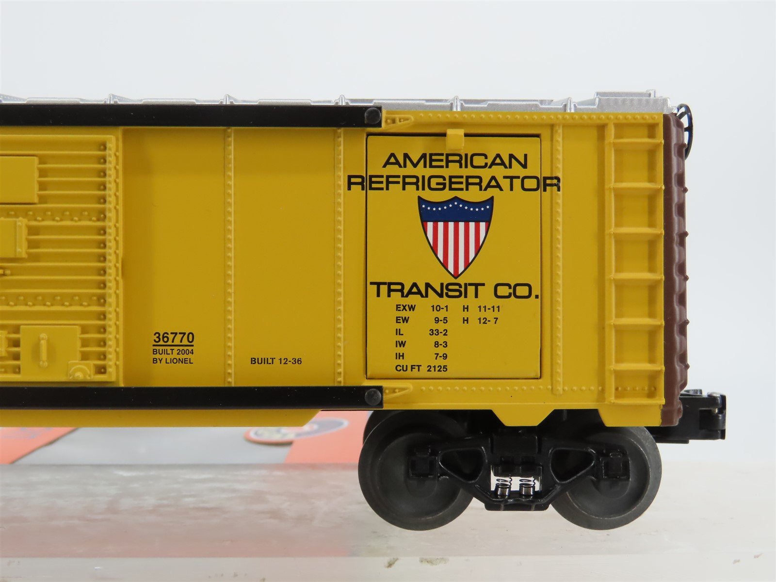 O Gauge 3-Rail Lionel 6-36770 UP ART American Refrigerator Transit Ice Car 23701