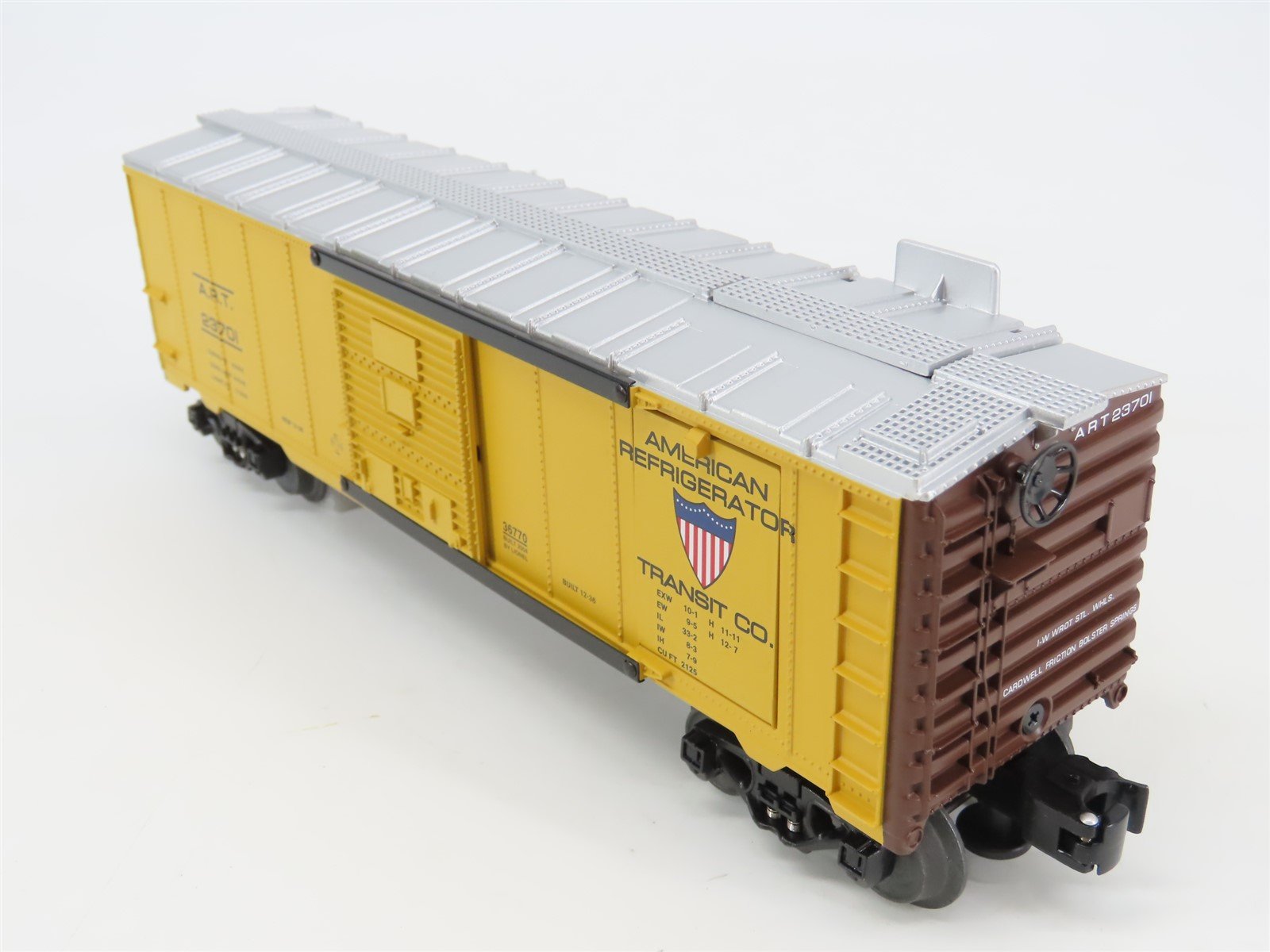 O Gauge 3-Rail Lionel 6-36770 UP ART American Refrigerator Transit Ice Car 23701