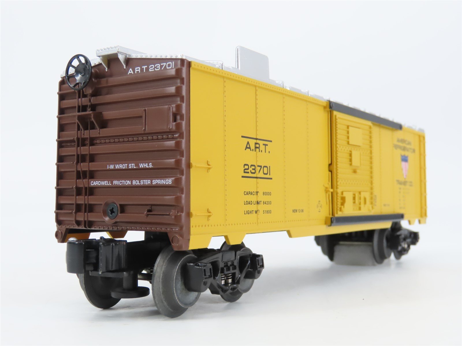 O Gauge 3-Rail Lionel 6-36770 UP ART American Refrigerator Transit Ice Car 23701