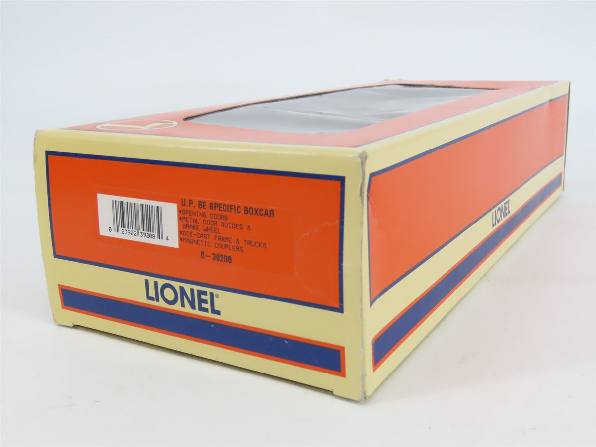 O Gauge 3-Rail Lionel 6-39208 UP Union Pacific &quot;Be Specific&quot; Box Car #903658