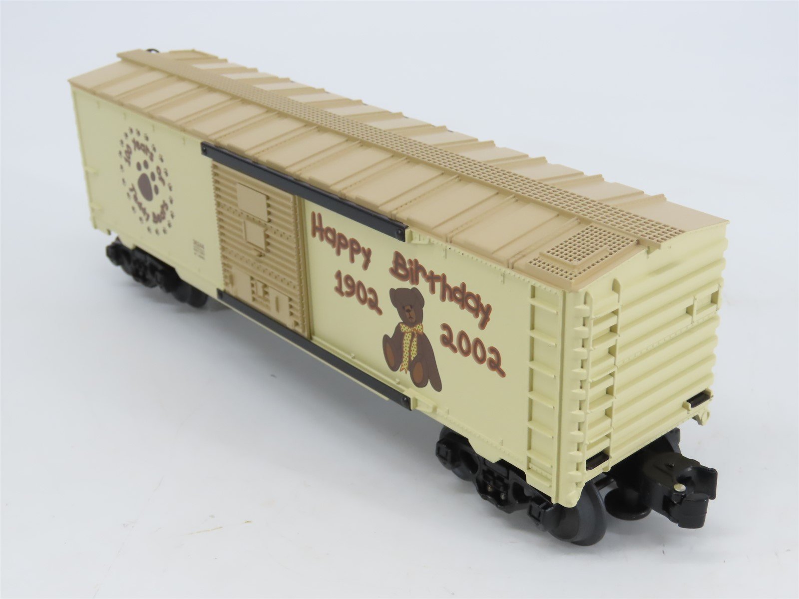 O Gauge 3-Rail Lionel 6-36244 Teddy Bear Centennial Birthday Box Car 1902-2002