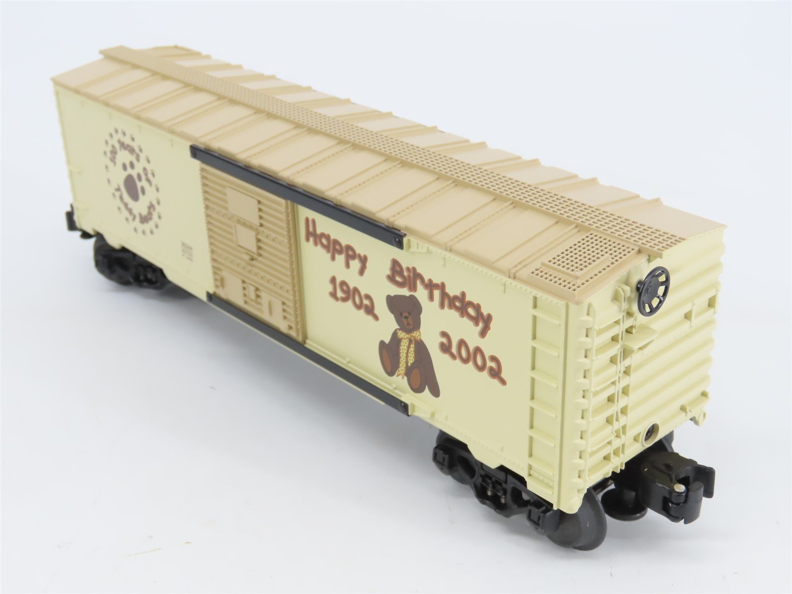 O Gauge 3-Rail Lionel 6-36244 Teddy Bear Centennial Birthday Box Car 1902-2002