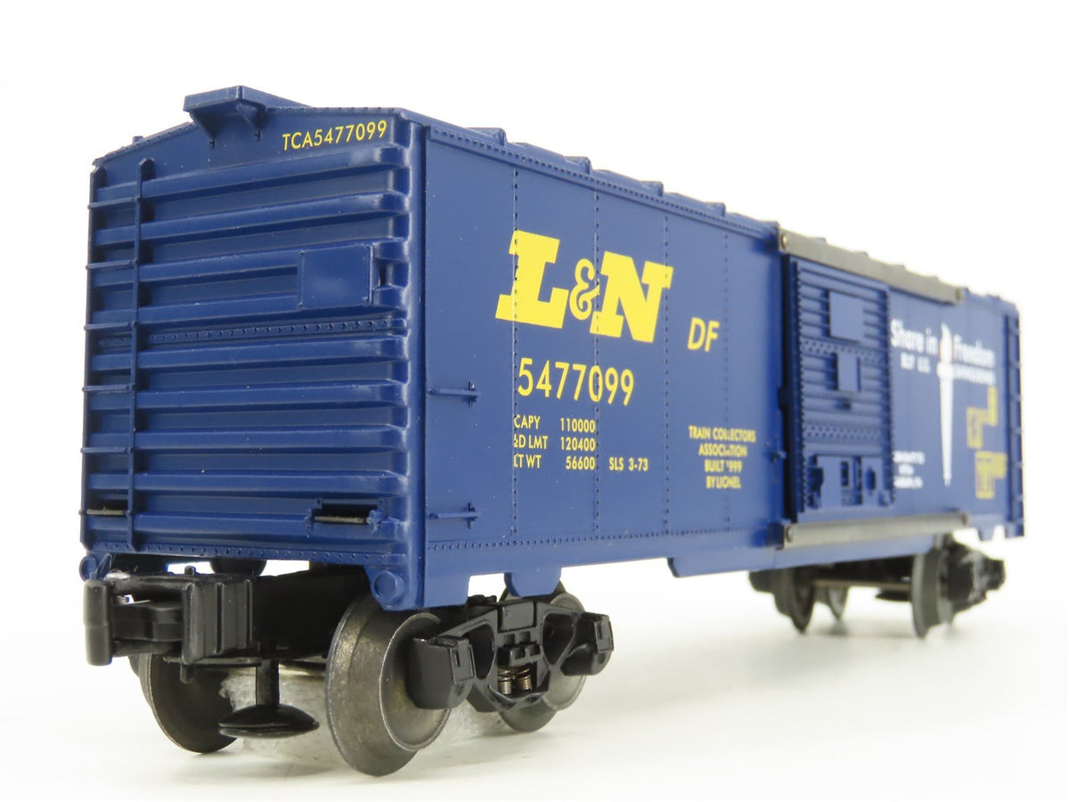 O Gauge 3-Rail Lionel 6-52172 L&amp;N &quot;Share in Freedom&quot; 1999 TCA Museum Box Car