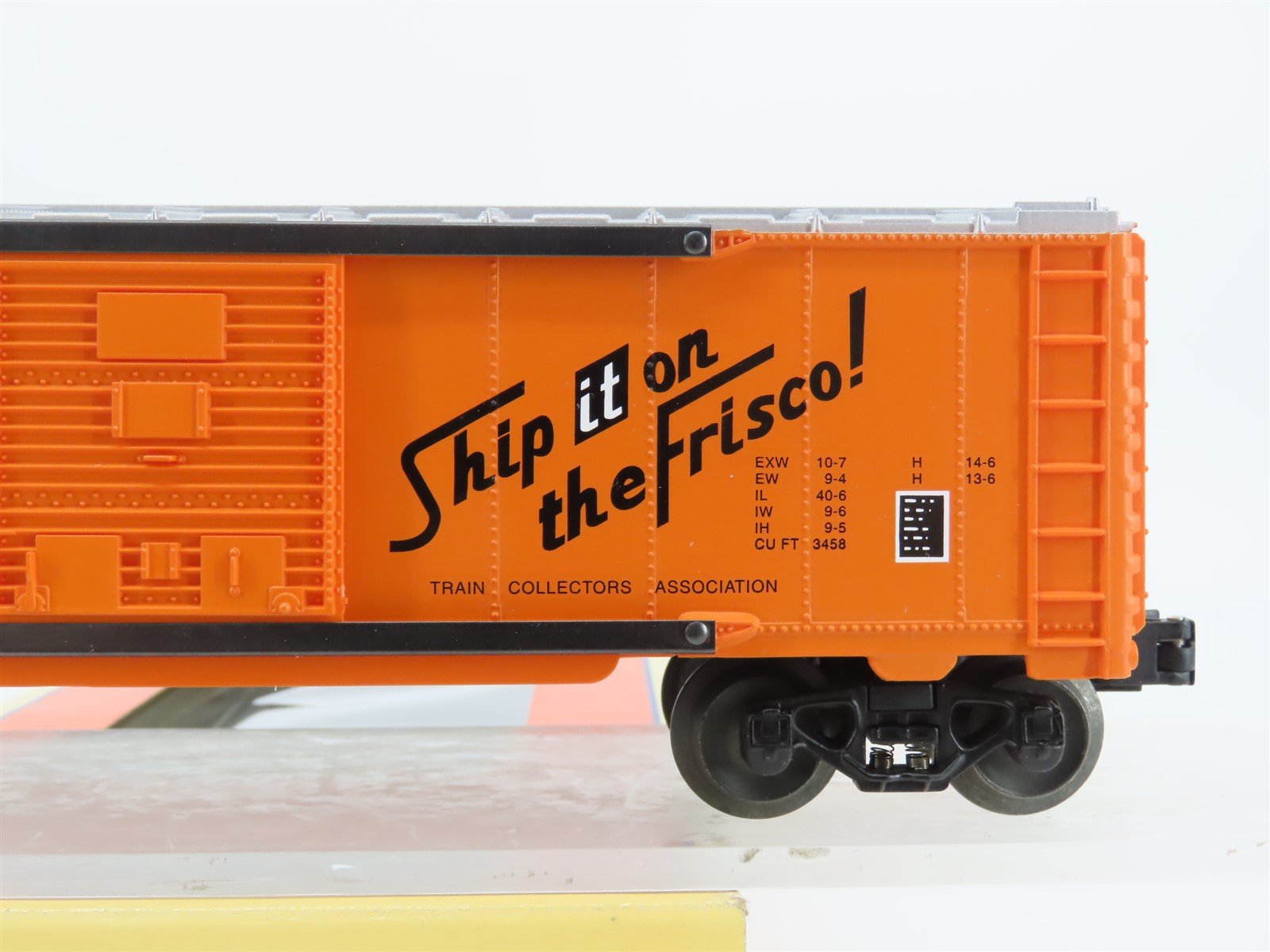 O Gauge 3-Rail Lionel 6-52198 SL-SF Ship it on the Frisco TCA Box Car #5477000