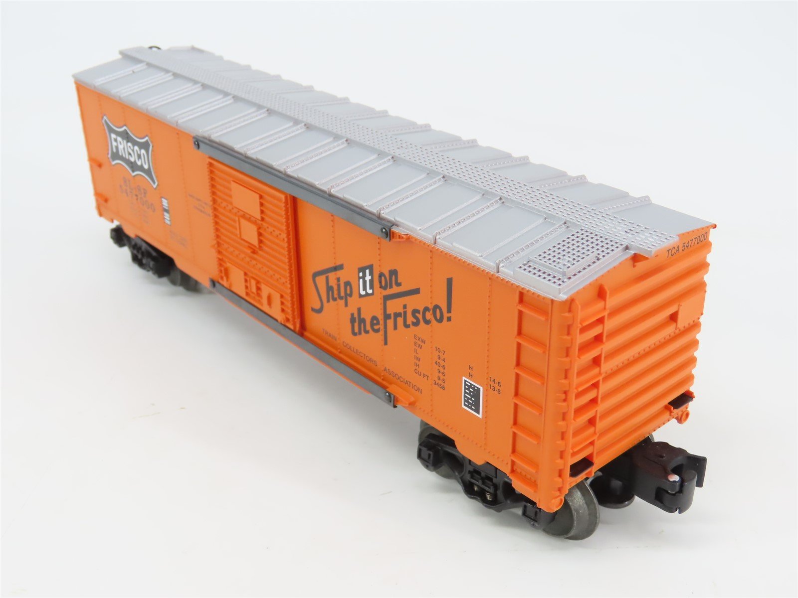 O Gauge 3-Rail Lionel 6-52198 SL-SF Ship it on the Frisco TCA Box Car #5477000
