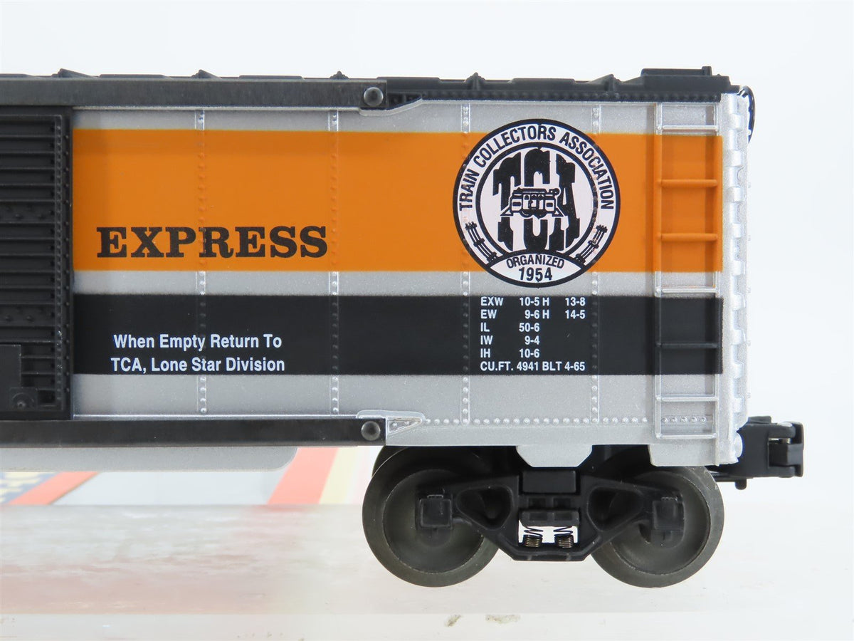 O Gauge 3-Rail Lionel 6-52093 TCA Lone Star Division Express Box Car #6464-696