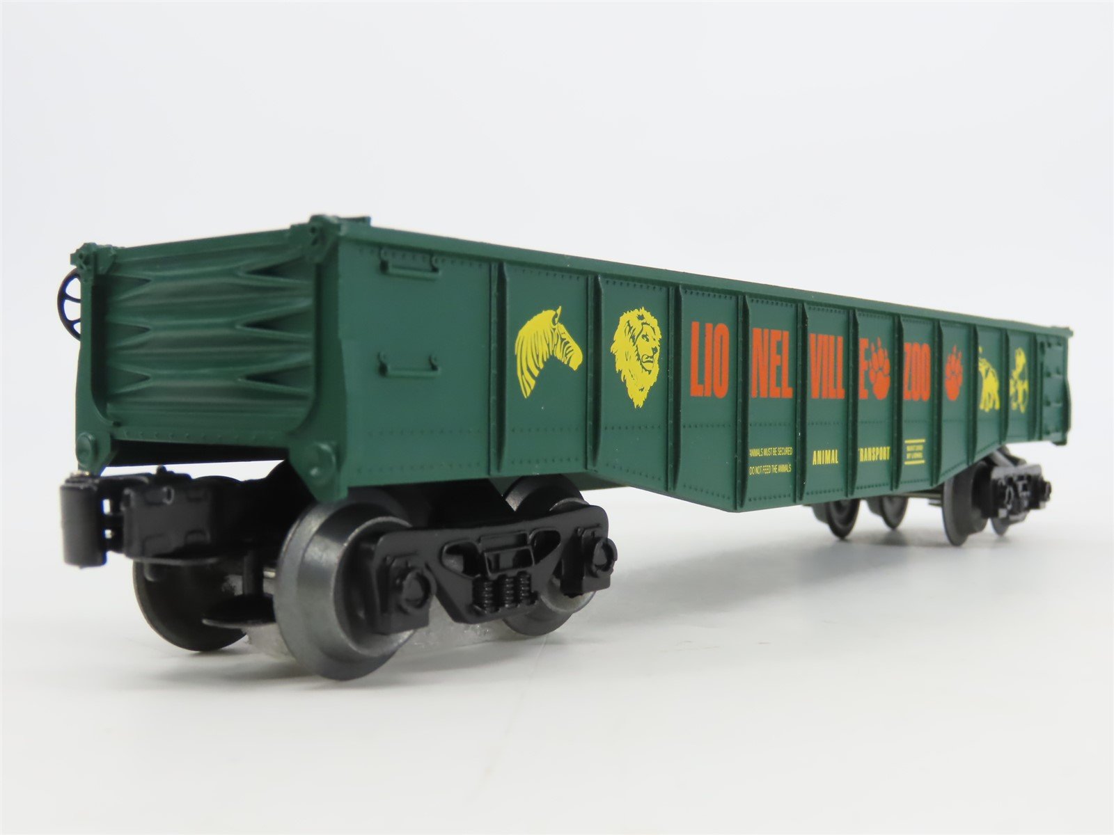 O Gauge 3-Rail Lionel 6-19476 Lionelville Zoo Animal Transport Gondola w/Animals