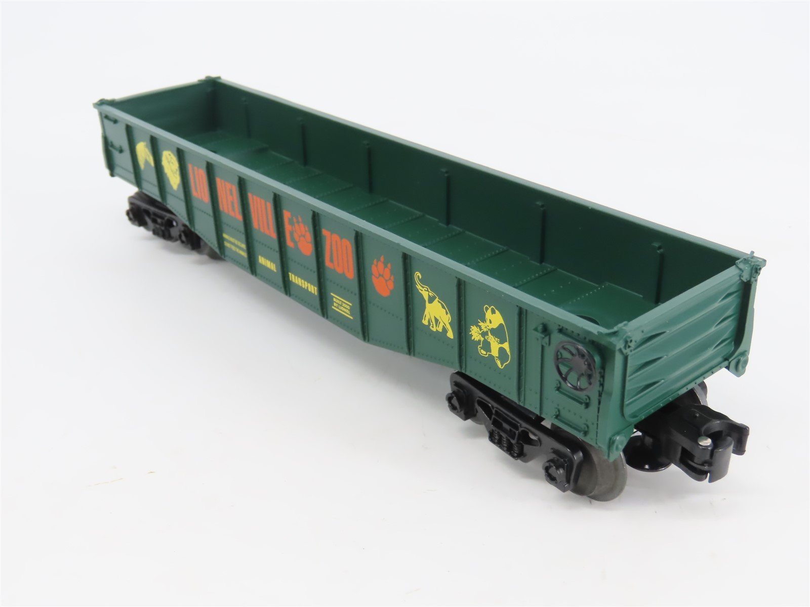 O Gauge 3-Rail Lionel 6-19476 Lionelville Zoo Animal Transport Gondola w/Animals