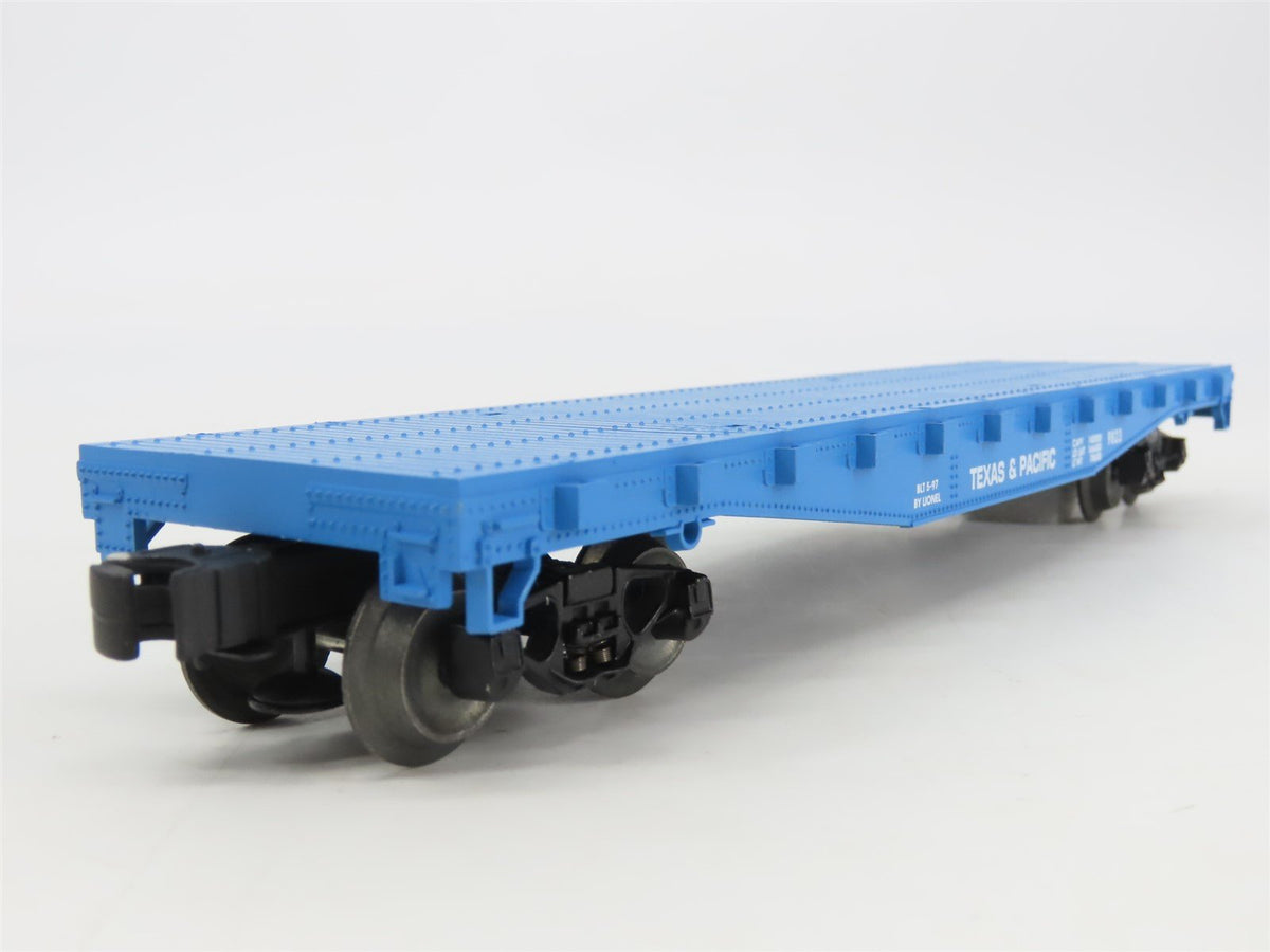 O Gauge 3-Rail Lionel 6-17516 T&amp;P Texas &amp; Pacific Flat Car #9823 w/ Aircraft