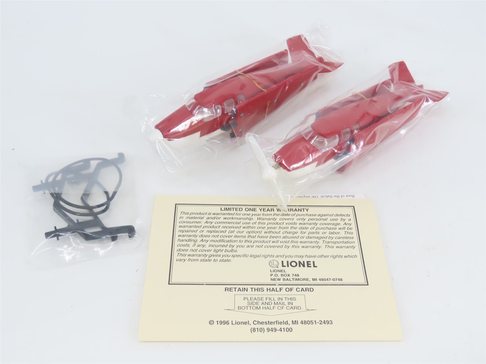 O Gauge 3-Rail Lionel 6-17516 T&P Texas & Pacific Flat Car #9823 w/ Aircraft