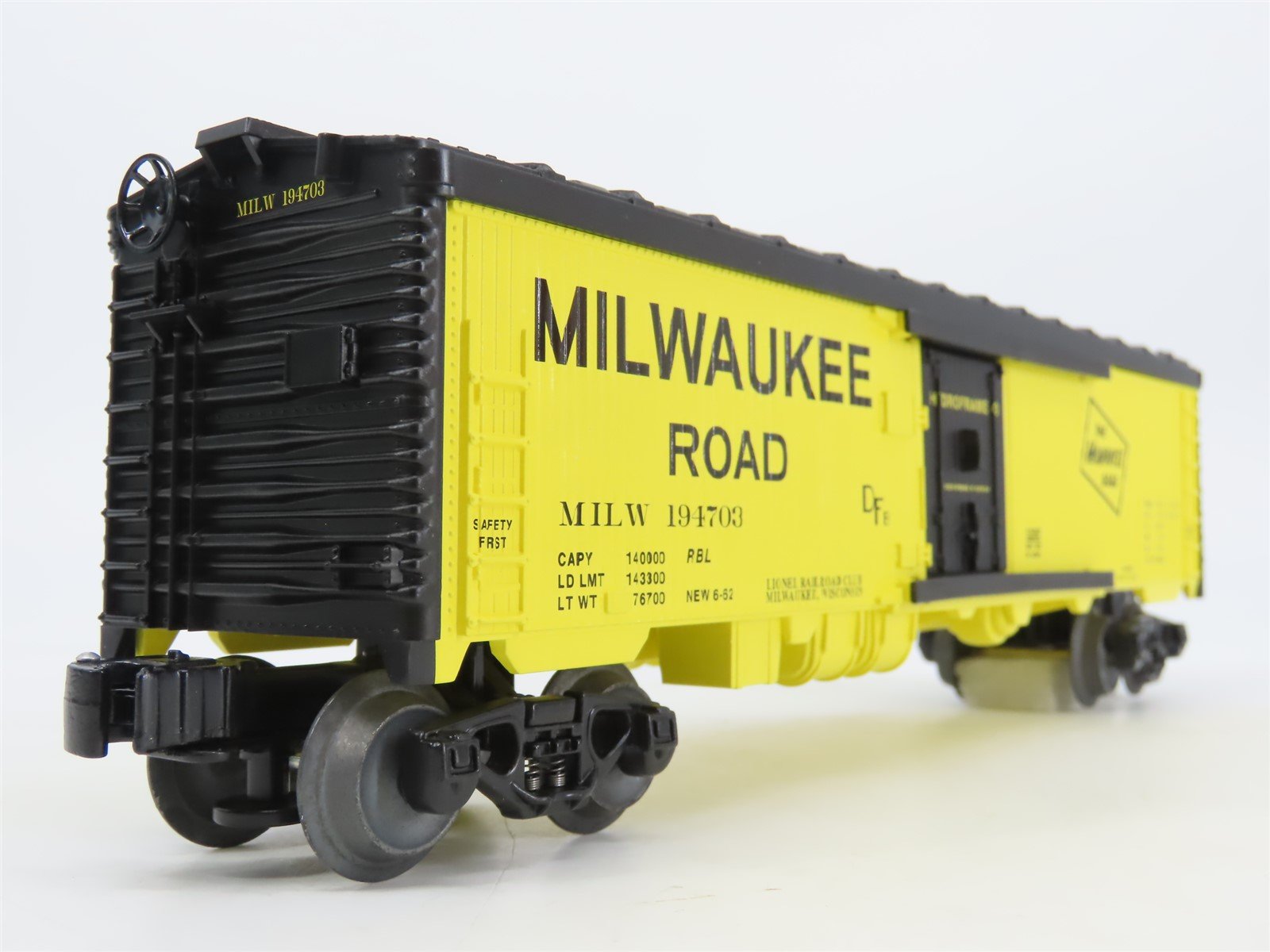 O Gauge 3-Rail Lionel 6-52297 MILW 2003 Milwaukee Railroad Club Reefer #194703