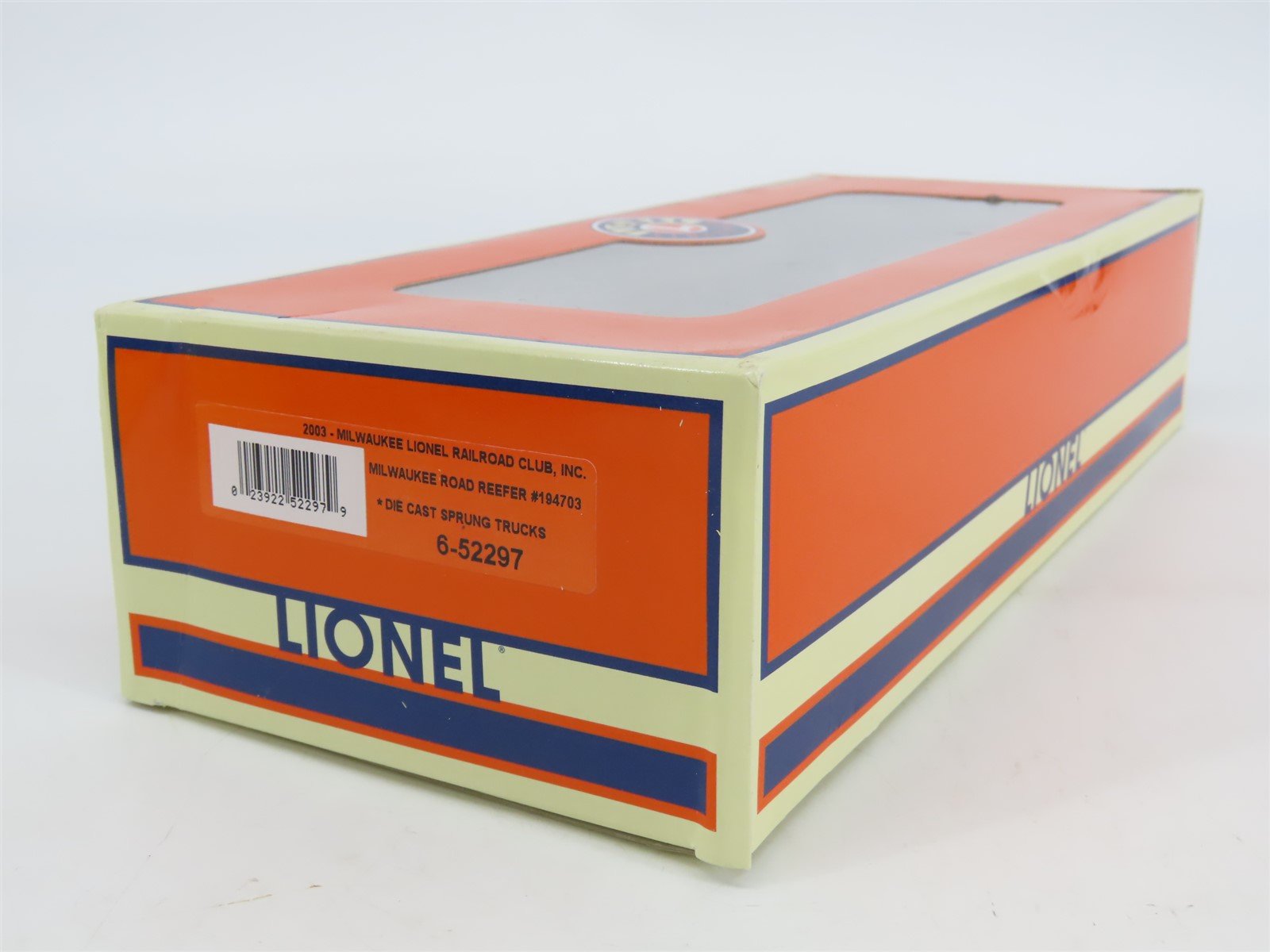 O Gauge 3-Rail Lionel 6-52297 MILW 2003 Milwaukee Railroad Club Reefer #194703