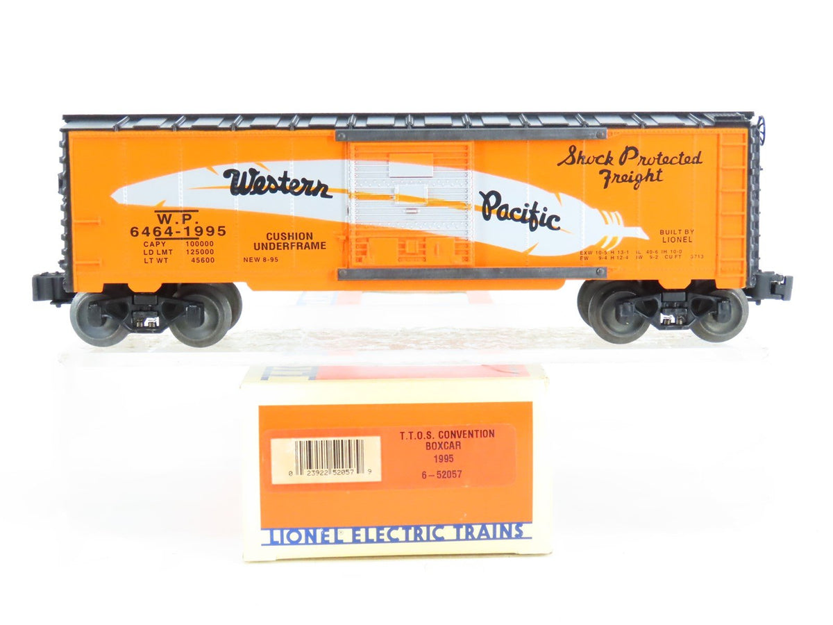 O Gauge 3-Rail Lionel 6-52057 TTOS 1995 WP Western Pacific Boxcar #6464-1995
