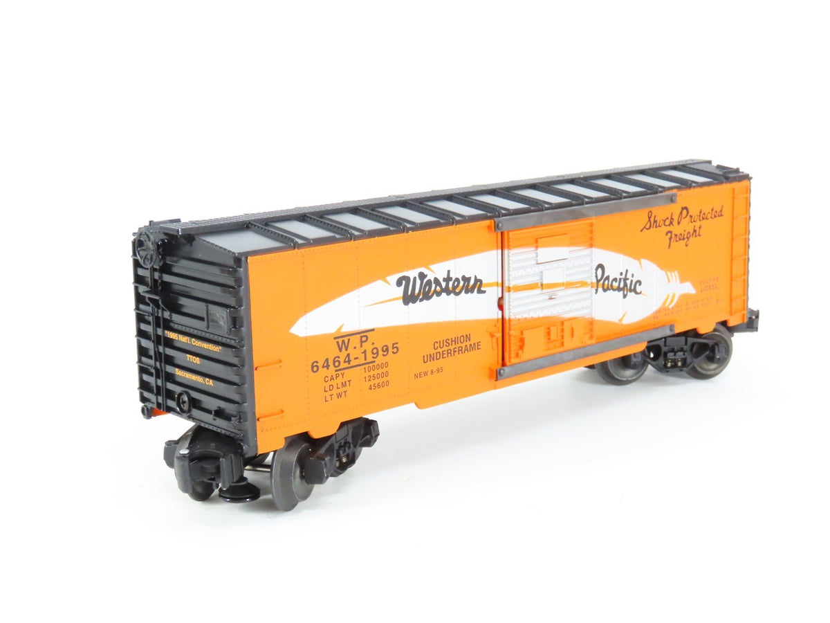 O Gauge 3-Rail Lionel 6-52057 TTOS 1995 WP Western Pacific Boxcar #6464-1995