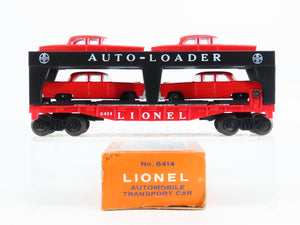 O Gauge 3-Rail Lionel 6414 Lionel Automobile Transport Car #6414 w/Car Loads