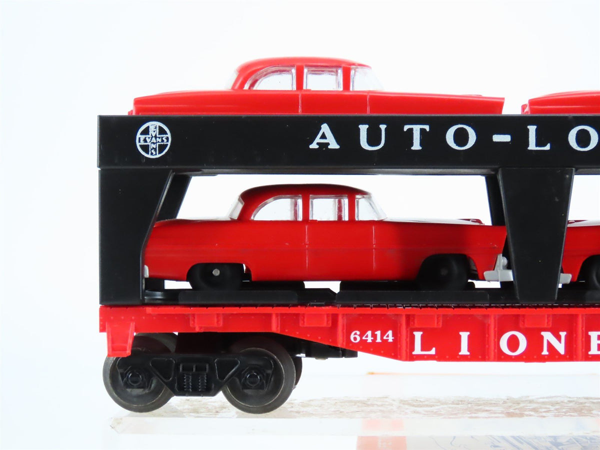 O Gauge 3-Rail Lionel 6414 Lionel Automobile Transport Car #6414 w/Car Loads