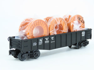 O Gauge 3-Rail Lionel 6-27735 NYC New York Central Gondola #6062 w/Coil Loads