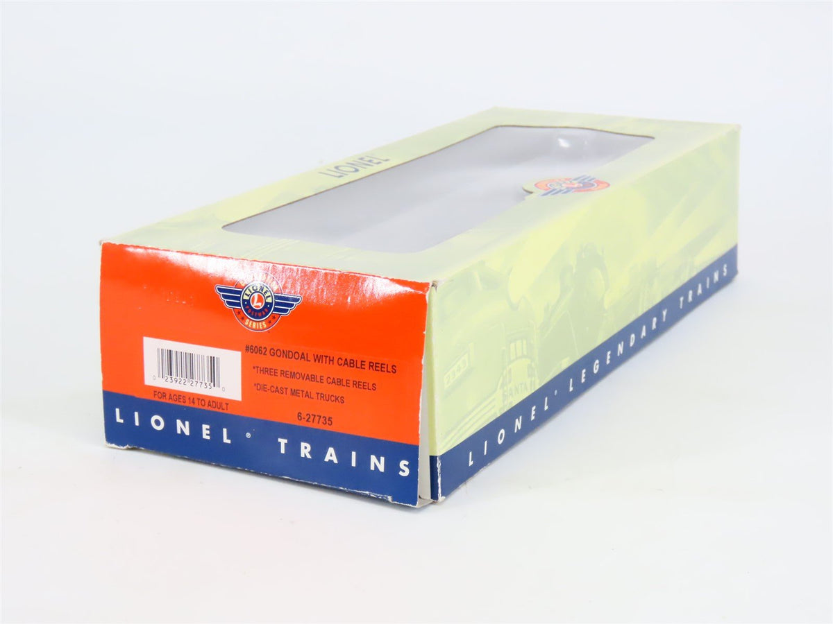 O Gauge 3-Rail Lionel 6-27735 NYC New York Central Gondola #6062 w/Coil Loads