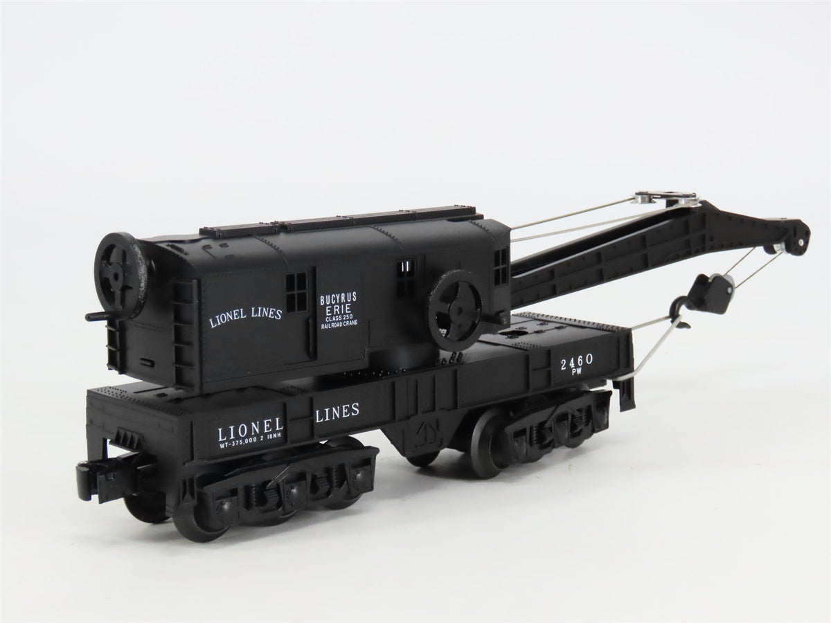 O Gauge 3-Rail Lionel 6-29821 Lionel Lines 2460 Crane Car #2640