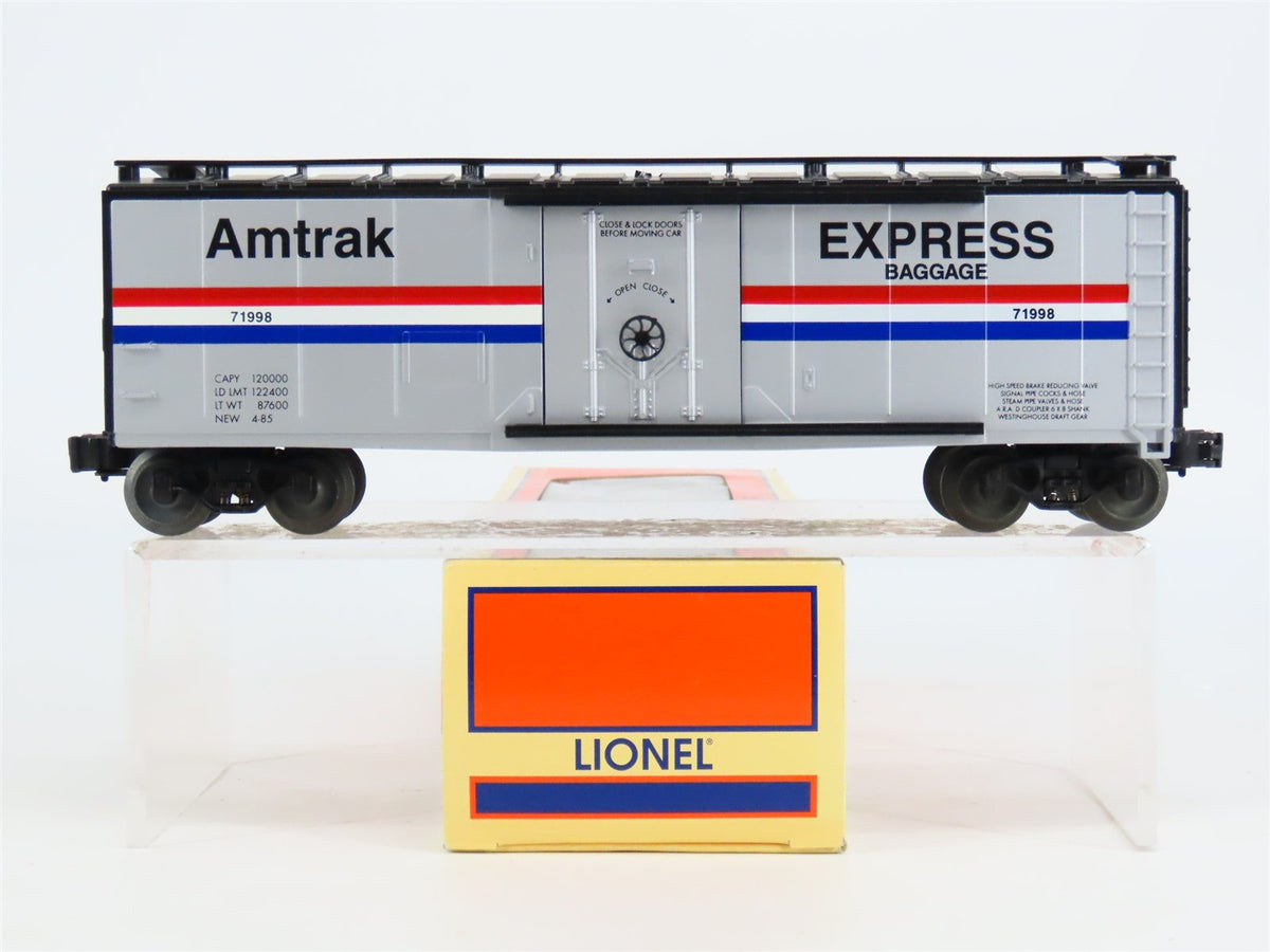 O Gauge 3-Rail Lionel Amtrak Express Baggage Boxcar #71998