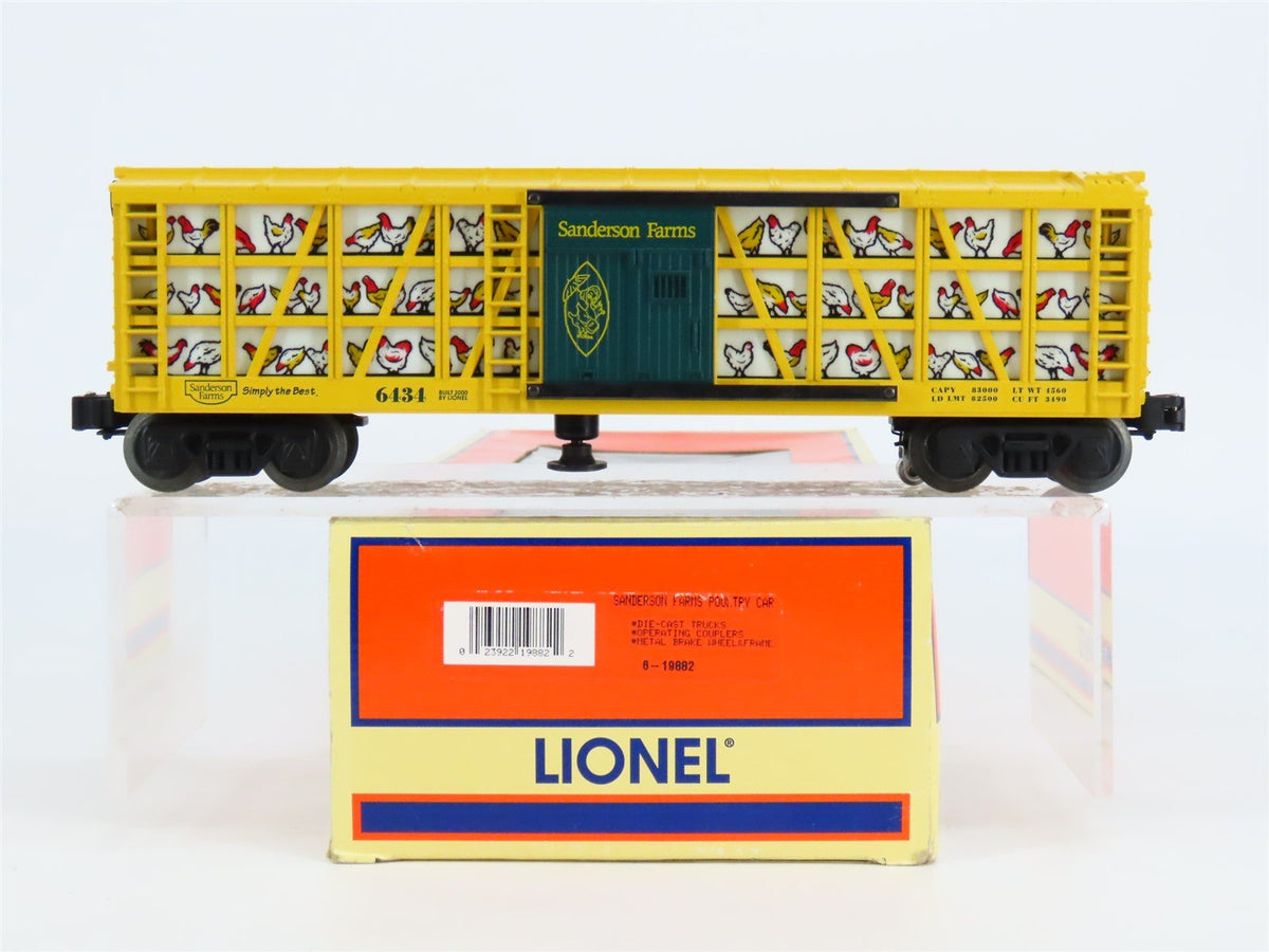O Gauge 3-Rail Lionel 6-19882 Sanderson Farms Poultry Boxcar #6434