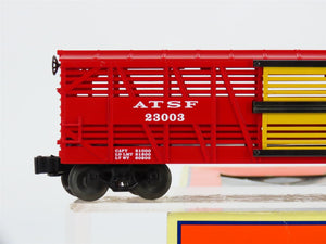 O Gauge 3-Rail Lionel 6-19553 ATSF Santa Fe Stock Car #23003