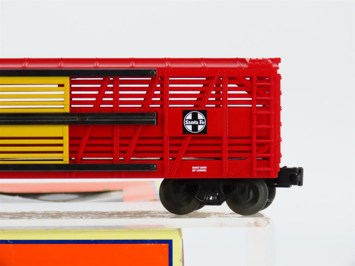 O Gauge 3-Rail Lionel 6-19553 ATSF Santa Fe Stock Car #23003