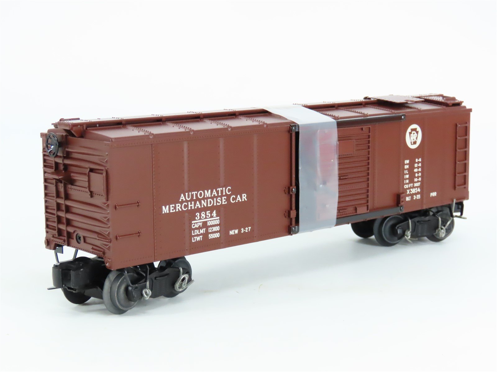 O Gauge 3-Rail Lionel 6-27941 PRR Pennsylvania Operating Boxcar #3854