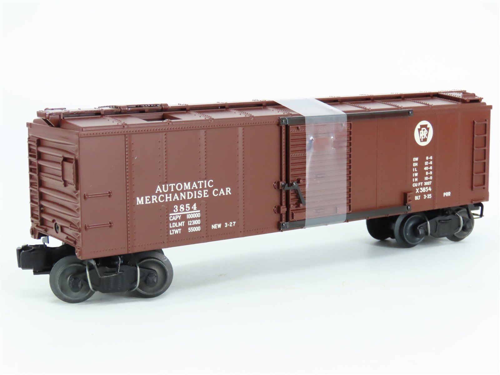 O Gauge 3-Rail Lionel 6-27941 PRR Pennsylvania Operating Boxcar #3854