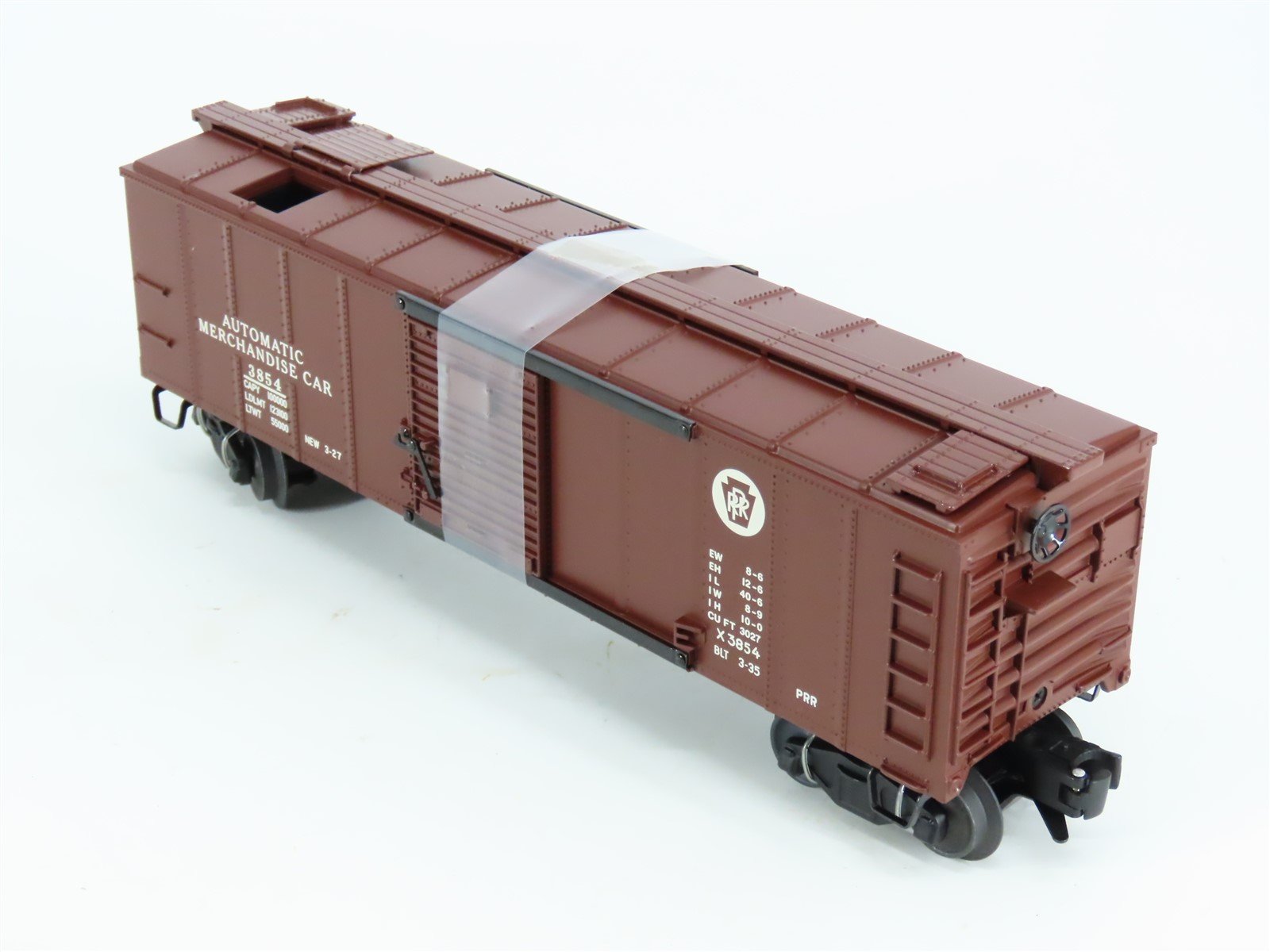O Gauge 3-Rail Lionel 6-27941 PRR Pennsylvania Operating Boxcar #3854