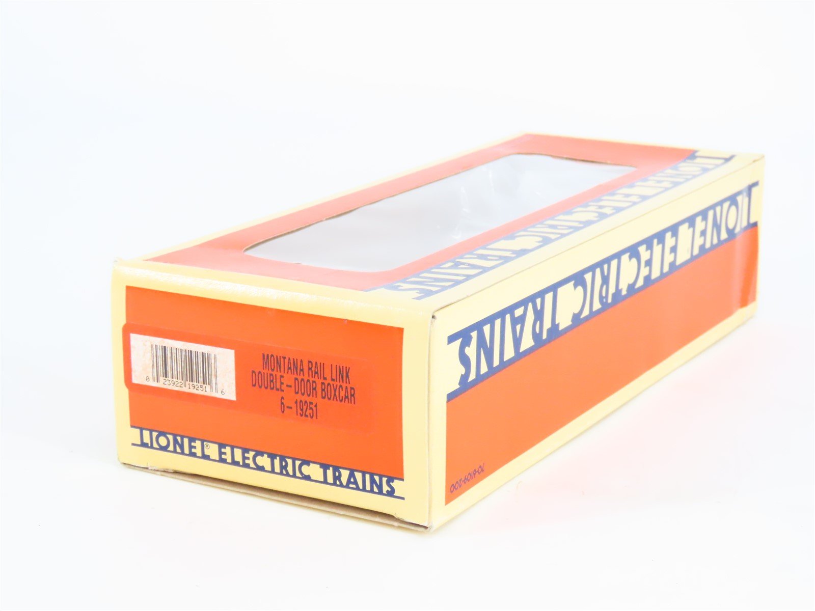 O Gauge 3-Rail Lionel 6-19251 MRL Montana Rail Link Double Door Boxcar #10001