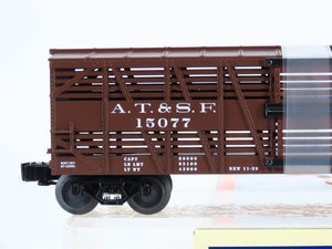 O Gauge 3-Rail Lionel 6-15077 ATSF Santa Fe Stock Car #15077