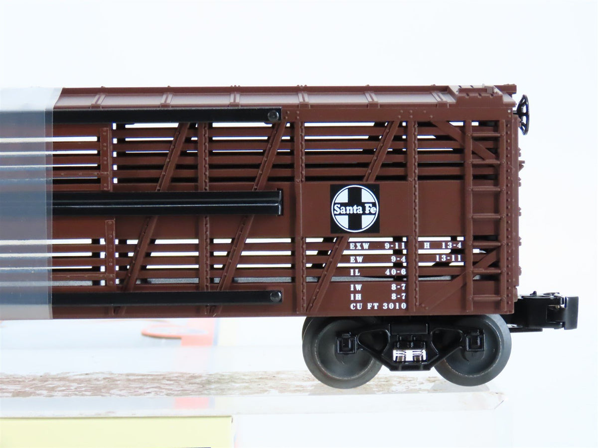 O Gauge 3-Rail Lionel 6-15077 ATSF Santa Fe Stock Car #15077