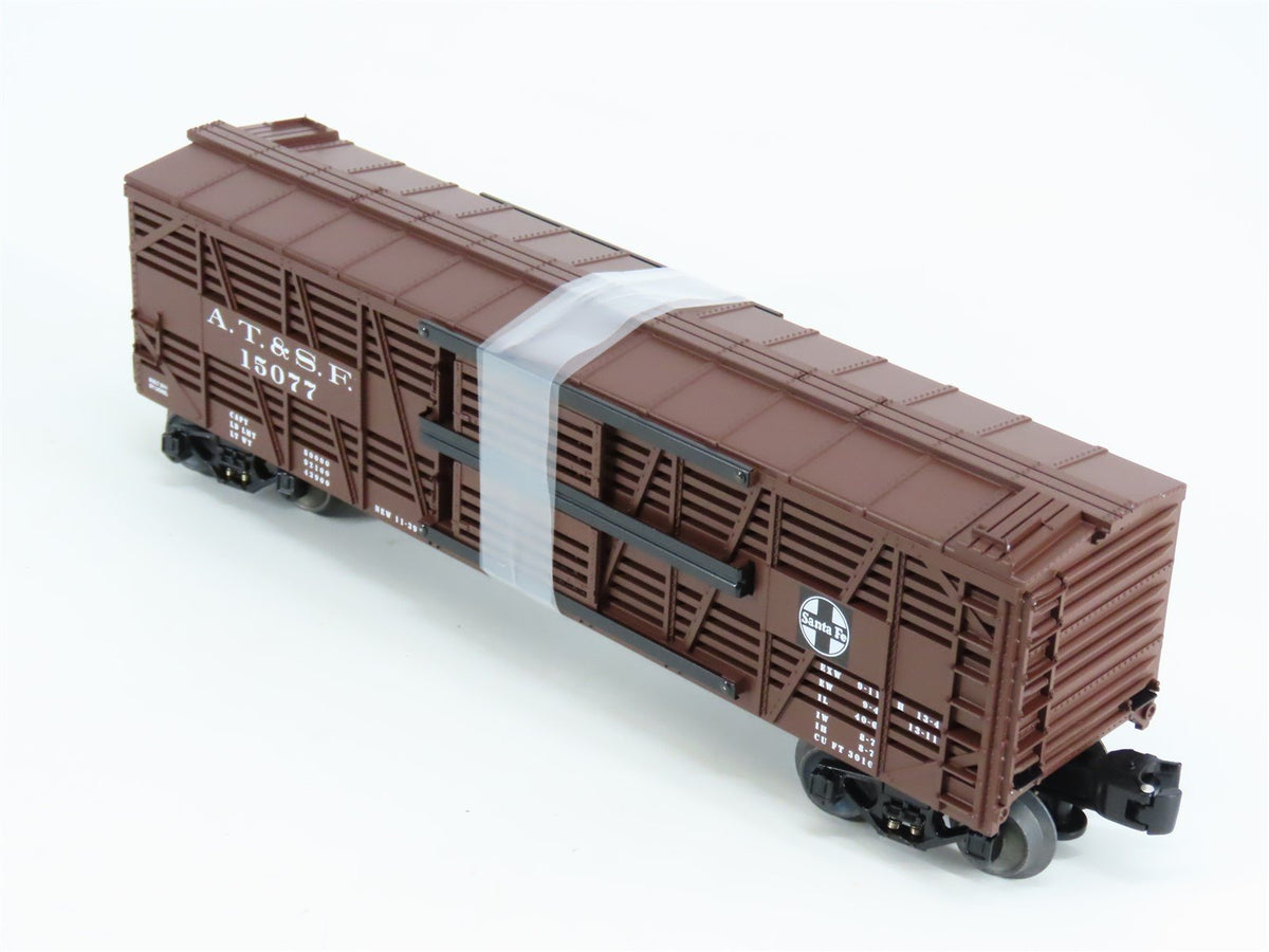 O Gauge 3-Rail Lionel 6-15077 ATSF Santa Fe Stock Car #15077