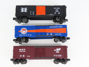 O Gauge 3-Rail Lionel 6-19292 6464 Series VII MKT/B&O/NH Boxcar 3-Pack