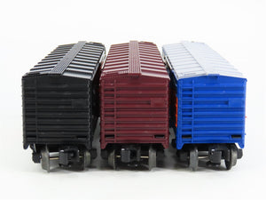 O Gauge 3-Rail Lionel 6-19292 6464 Series VII MKT/B&O/NH Boxcar 3-Pack