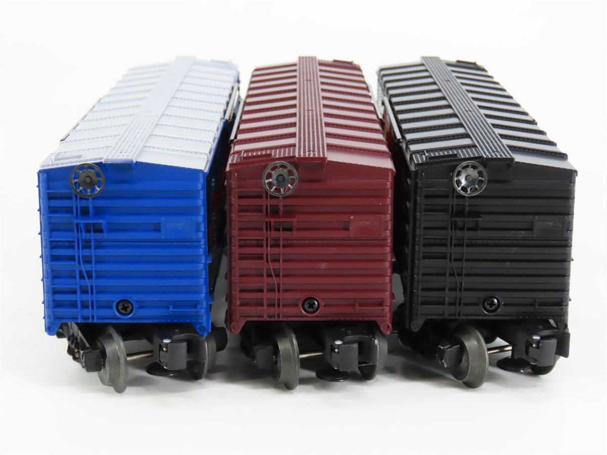O Gauge 3-Rail Lionel 6-19292 6464 Series VII MKT/B&amp;O/NH Boxcar 3-Pack