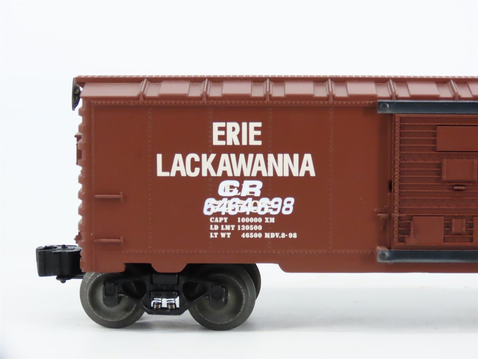 O Gauge 3-Rail Lionel CR Conrail Ex-Erie Lackawanna Boxcar #6464-698