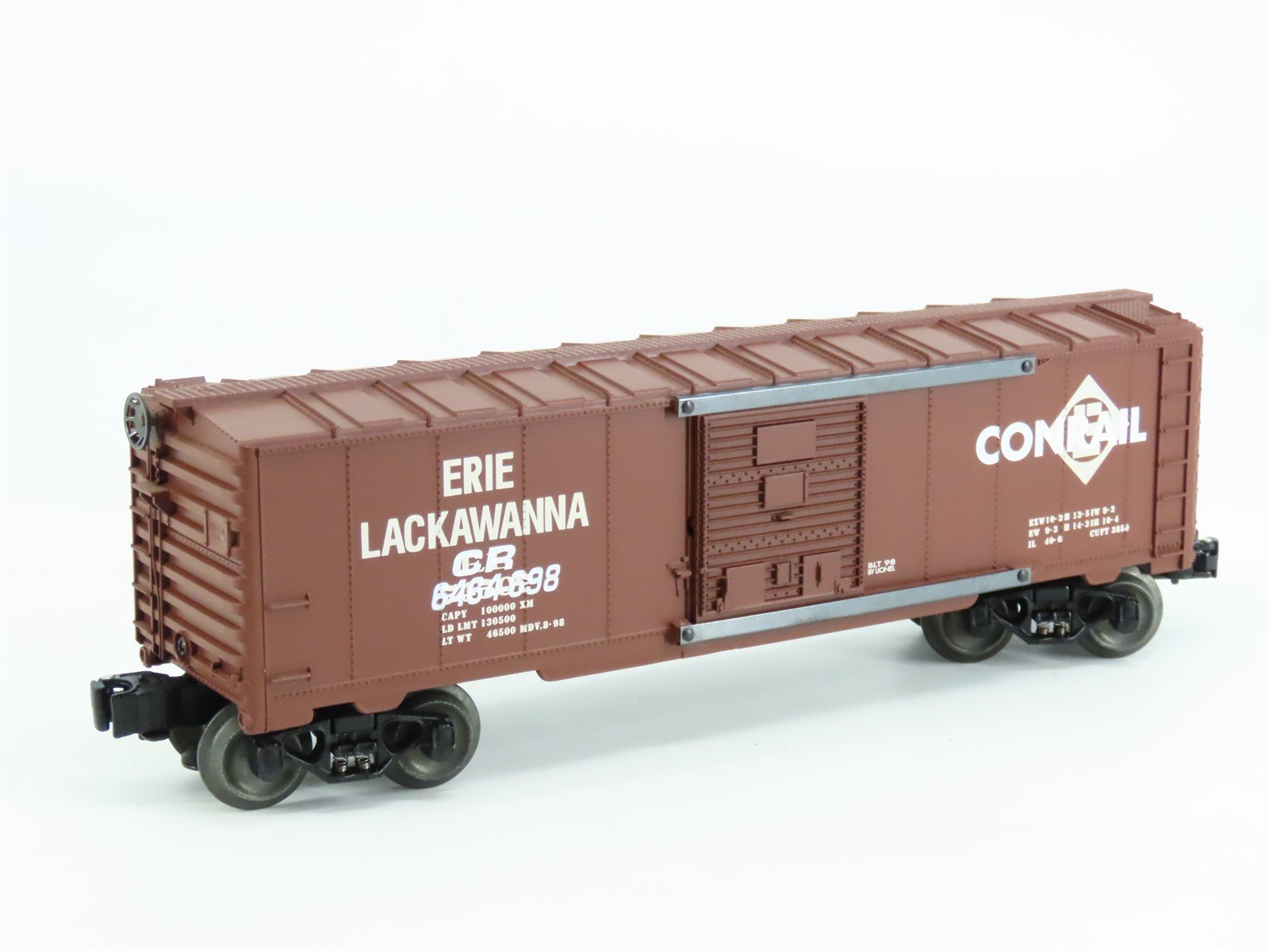 O Gauge 3-Rail Lionel CR Conrail Ex-Erie Lackawanna Boxcar #6464-698