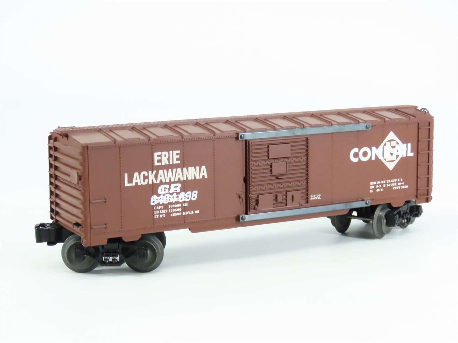 O Gauge 3-Rail Lionel CR Conrail Ex-Erie Lackawanna Boxcar #6464-698