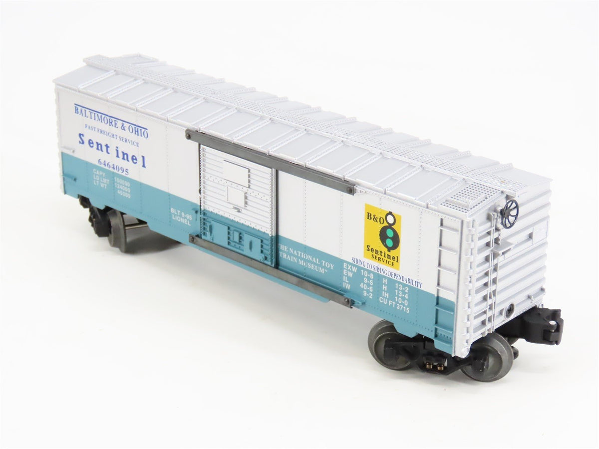 O Gauge 3-Rail Lionel 6-52051 TCA B&amp;O Railway &quot;Sentinel&quot; Boxcar #6464-095