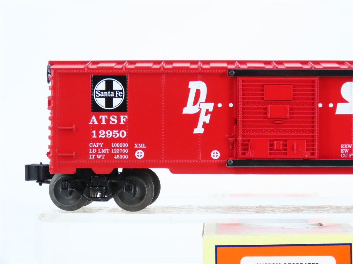 O Gauge 3-Rail Lionel ATSF Santa Fe &quot;Shock Control&quot; Boxcar #12950 Pro Custom