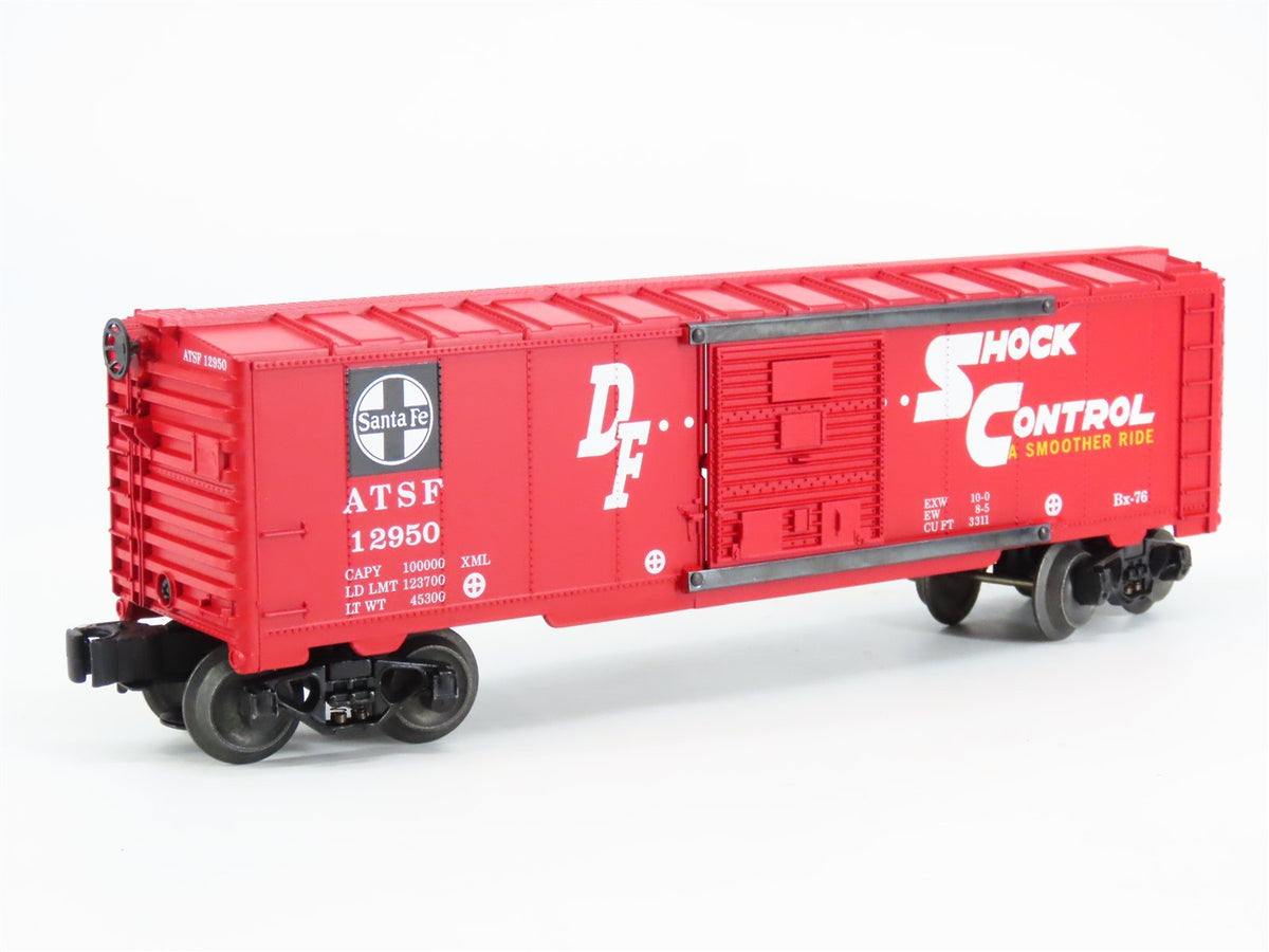 O Gauge 3-Rail Lionel ATSF Santa Fe &quot;Shock Control&quot; Boxcar #12950 Pro Custom