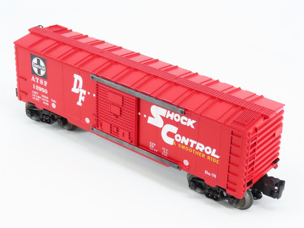 O Gauge 3-Rail Lionel ATSF Santa Fe &quot;Shock Control&quot; Boxcar #12950 Pro Custom
