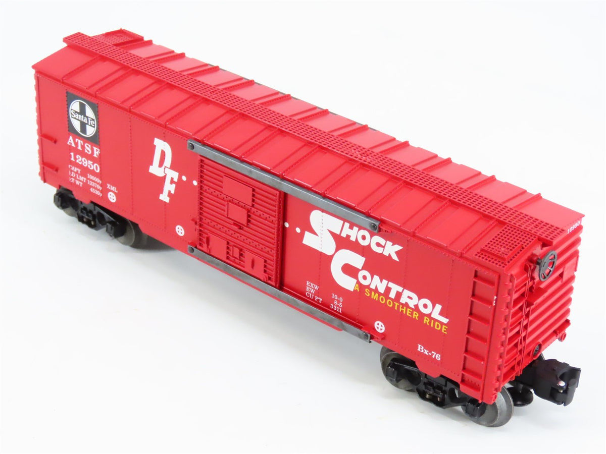 O Gauge 3-Rail Lionel ATSF Santa Fe &quot;Shock Control&quot; Boxcar #12950 Pro Custom