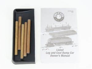 O Gauge 3-Rail Lionel 6-36739 #3461 Lionel Lines Log Dump Flatcar #3461 w/Load