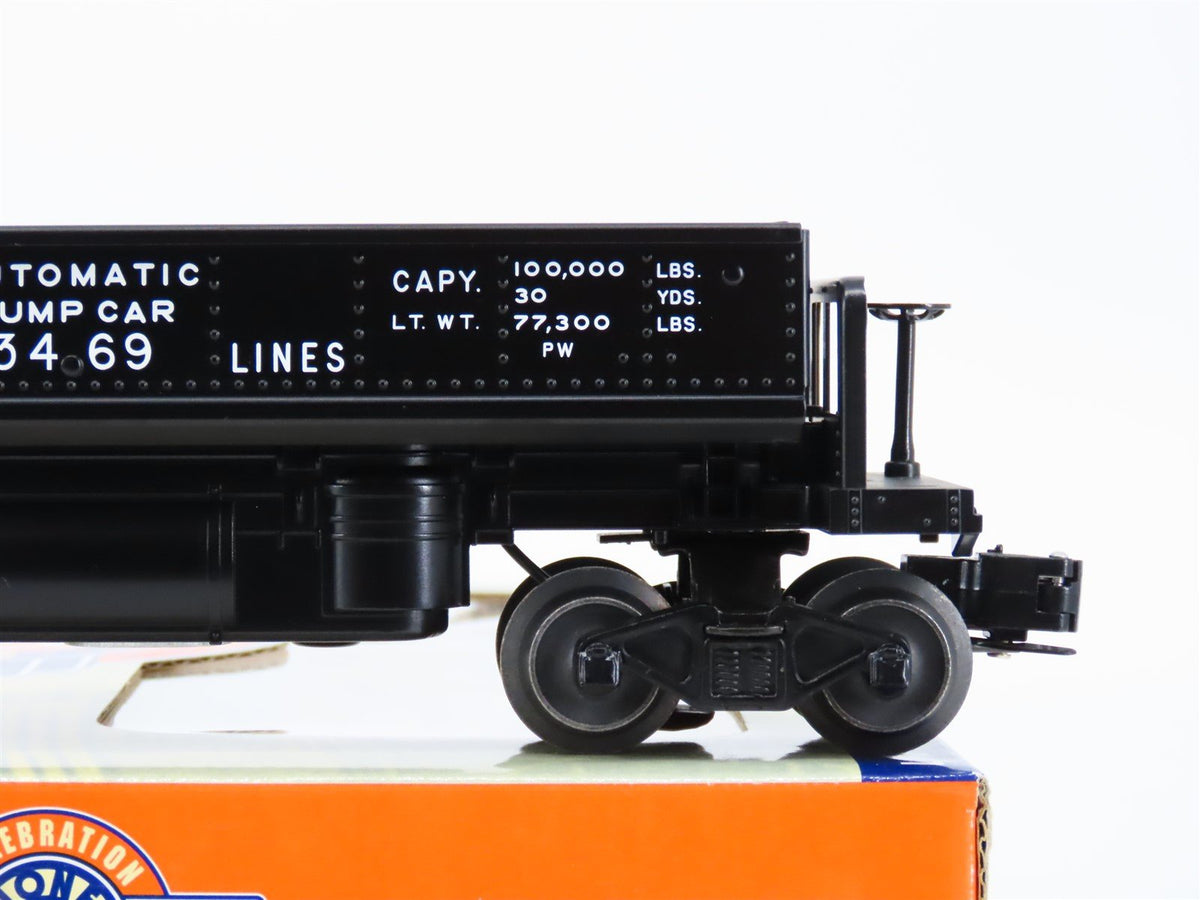 O Gauge 3-Rail Lionel 6-36740 3469 Lionel Lines Coal Dump Car #3469 w/Load